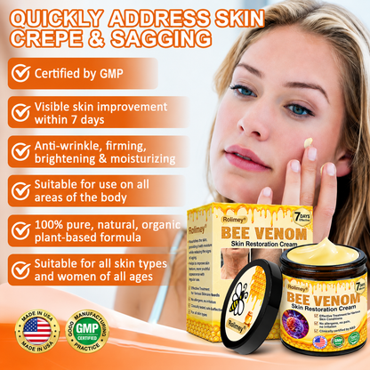 🐝Official Brand Shop丨Rolimey® 🐝Bee venom Pro Comprehensive Cream—Tightening for Skin Types