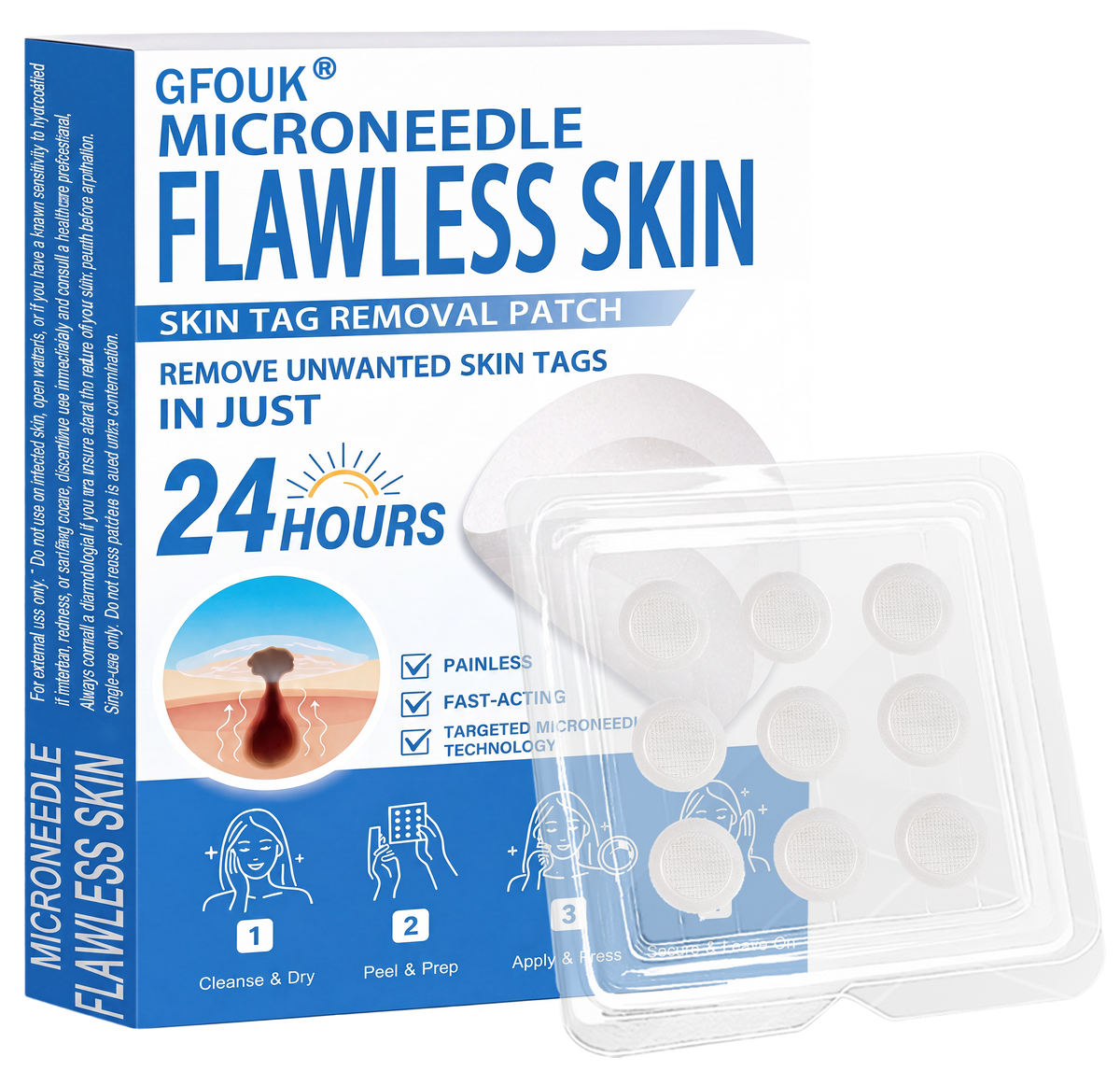 👍Official Brand Shop  | ☘️GFOUK®  Microneedle Skin Tag Removal Patch(𝐅𝐨𝐫 𝐒𝐤𝐢𝐧 𝐓𝐚𝐠𝐬, 𝐒𝐦𝐚𝐥𝐥 𝐒𝐤𝐢𝐧 𝐆𝐫𝐨𝐰𝐭𝐡𝐬, 𝐖𝐚𝐫𝐭𝐬, 𝐌𝐨𝐥𝐞𝐬, 𝐀𝐠𝐞 𝐒𝐩𝐨𝐭𝐬 & 𝐏𝐢𝐠𝐦𝐞𝐧𝐭𝐚𝐭𝐢𝐨𝐧 𝐂𝐨𝐧𝐜𝐞𝐫𝐧𝐬)