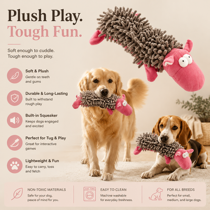 Elunavico®Tough Chew Plush Dog Toy