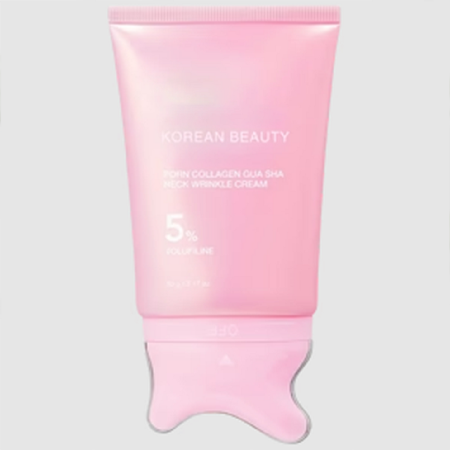 🔥 5-Min Neck Lift Cream – PDRN Collagen Gua Sha, Firms Turkey Neck & Jawline
