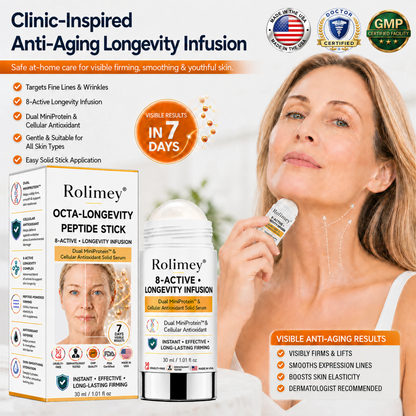 𝐏𝐡𝐚𝐫𝐦𝐚𝐜𝐢𝐬𝐭 𝐑𝐞𝐜𝐨𝐦𝐦𝐞𝐧𝐝𝐞𝐝 👩‍⚕️🏆Rolimey® 𝟖-𝐀𝐂𝐓𝐈𝐕𝐄 • 𝐋𝐎𝐍𝐆𝐄𝐕𝐈𝐓𝐘 𝐈𝐍𝐅𝐔𝐒𝐈𝐎𝐍-𝐃𝐮𝐚𝐥 𝐌𝐢𝐧𝐢𝐏𝐫𝐨𝐭𝐞𝐢𝐧 & 𝐂𝐞𝐥𝐥𝐮𝐥𝐚𝐫 𝐀𝐧𝐭𝐢𝐨𝐱𝐢𝐝𝐚𝐧𝐭 𝐒𝐨𝐥𝐢𝐝 𝐒𝐞𝐫𝐮𝐦 𝐒𝐭𝐢𝐜𝐤(𝐁𝐞𝐲𝐨𝐧𝐝 𝐒𝐮𝐫𝐟𝐚𝐜𝐞 𝐒𝐦𝐨𝐨𝐭𝐡𝐢𝐧𝐠: 𝐄𝐱𝐭𝐞𝐧𝐝 𝐘𝐨𝐮𝐫 𝐒𝐤𝐢𝐧’𝐬 𝐘𝐨𝐮𝐭𝐡 𝐋𝐢𝐟𝐞𝐬𝐩𝐚𝐧 𝐢𝐧 𝐚 𝐒𝐢𝐧𝐠𝐥𝐞 𝐒𝐰𝐢𝐩𝐞)