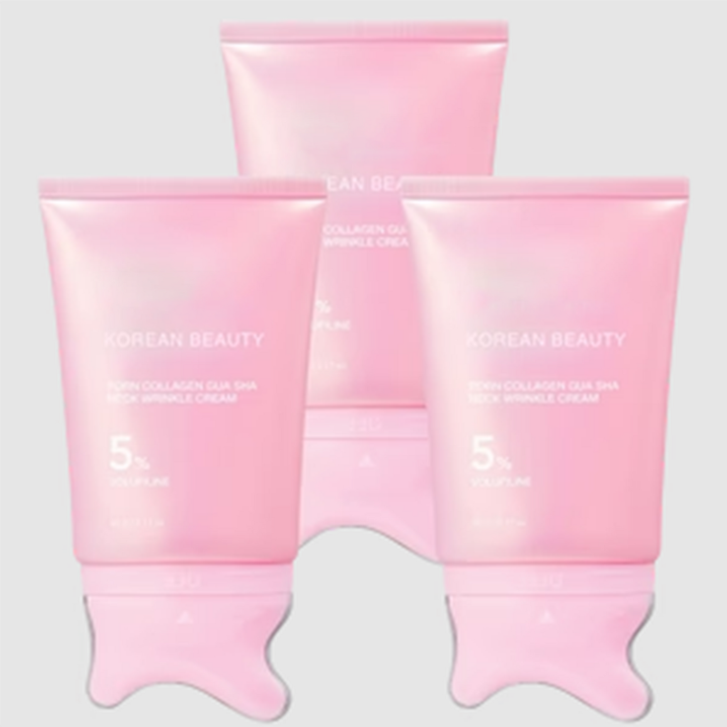 🔥 5-Min Neck Lift Cream – PDRN Collagen Gua Sha, Firms Turkey Neck & Jawline