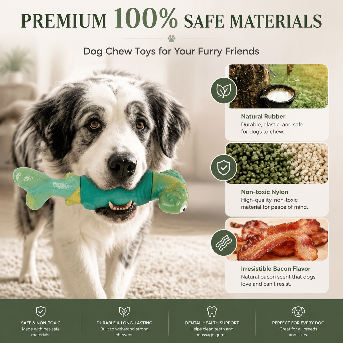 Elunavico®Hammerhead Shark Dog Chew Toy