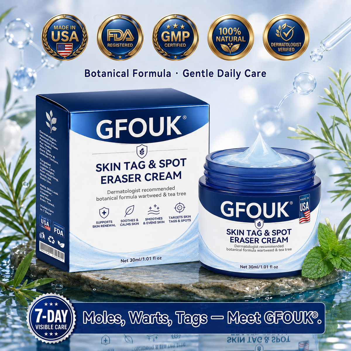 ✨Official Brand Shop |  GFOUK® 7-𝐃𝐚𝐲 𝐒𝐤𝐢𝐧 𝐓𝐚𝐠 & 𝐒𝐩𝐨𝐭 𝐄𝐫𝐚𝐬𝐞𝐫 𝐂𝐫𝐞𝐚𝐦 (Zero Pain, Zero 𝐒𝐜𝐚𝐫𝐬 Formula)