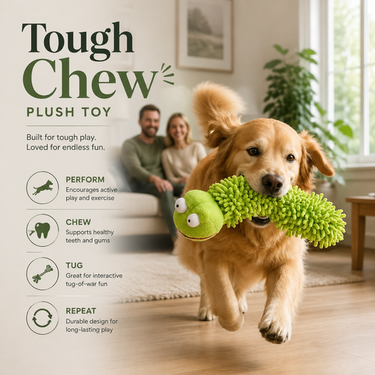 Elunavico®Tough Chew Plush Dog Toy
