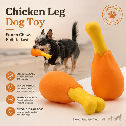 Elunavico®Chicken Leg Dog Toy