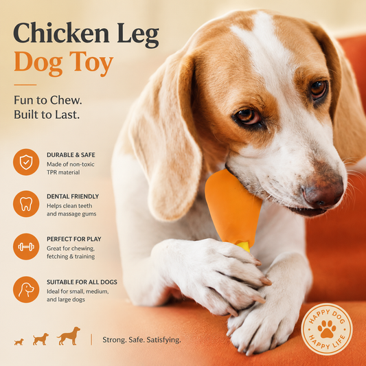 Elunavico®Chicken Leg Dog Toy