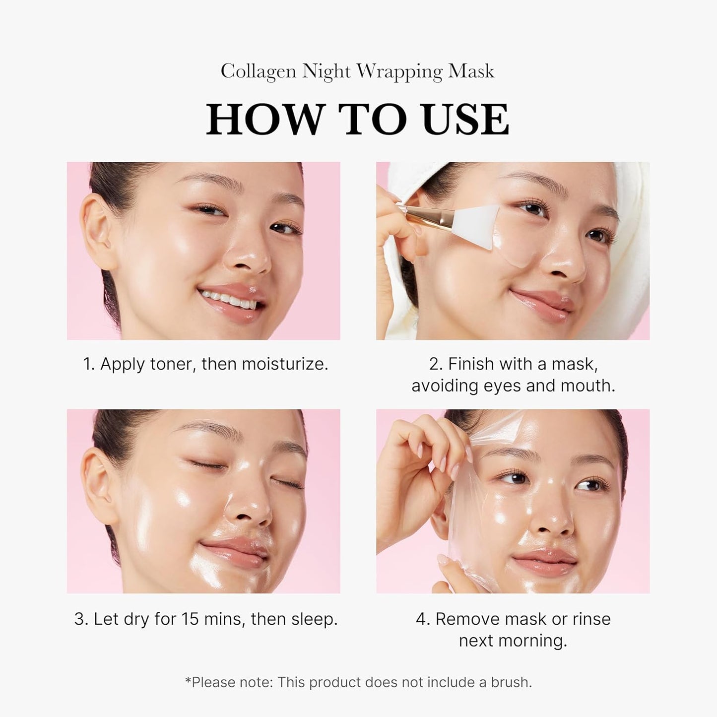 🌸Final 6 Hours: 60% OFF Collagen Overnight Wrapping Peel Off Facial Mask Pack