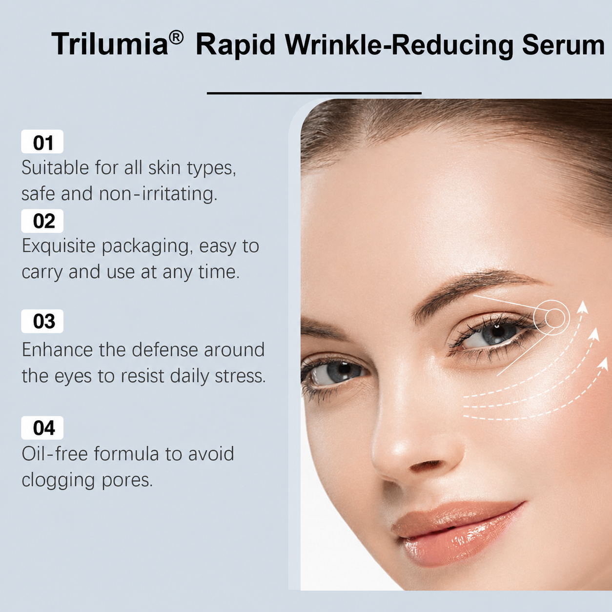 Trilumia SKIN SCIENCE PEPTIDE LIFTING EYE TREATMENT TARGETS PUFFINESS