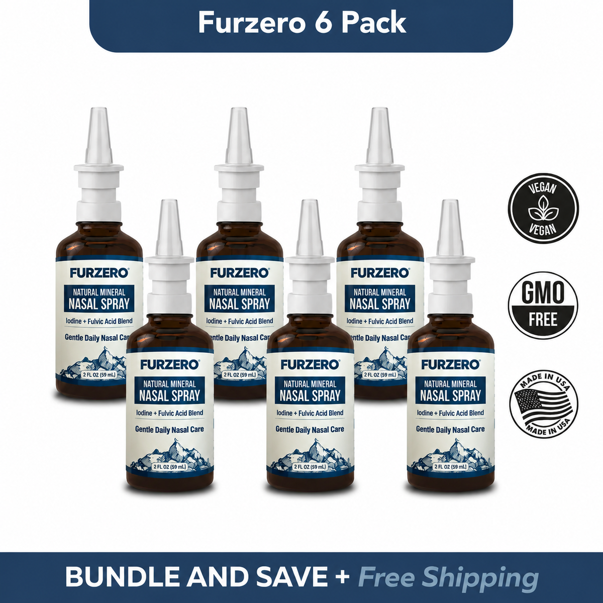 Furzero™ Daily Nasal Cleanse Spray – Clean, Refresh & Support Healthy Breathing