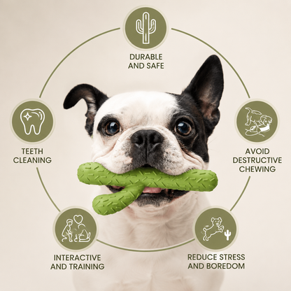Elunavico®Cactus Dog Chew Toy