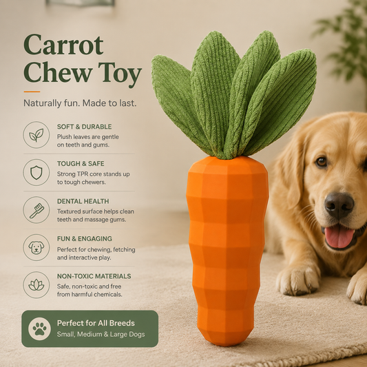 Elunavico®Interactive Carrot Dog Toy