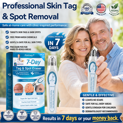 🌟Official Brand Shop | Rolimey® 7-Day Roll-On for Skin Spots and Skin Tags – Pain-Free & Scar-Free